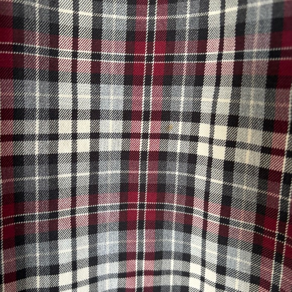 Carhartt WELL WORN 2XL Tall Flawed/Damaged Plaid Flannel Button Down Shirt - Picture 7 of 13